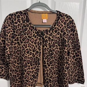 Ruby Rd. Leopard Sweater
